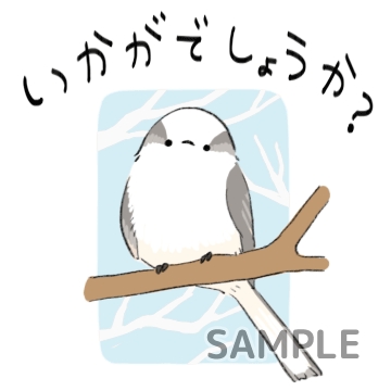 日本の小鳥「いかがでしょうか」